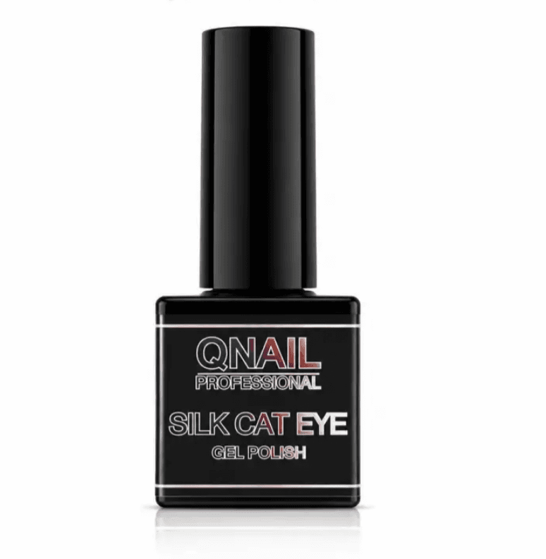 Qnail Professional Kedi Gözü İpek Efektli Kalıcı Jel Oje Manyetik Cat Eye